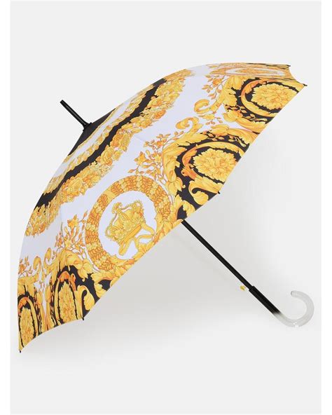 versace white and gold umbrella|Barocco Umbrella White .